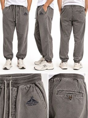 Crazy Shirts Crater Dyed Gray Jogger Pants Hawaii Small